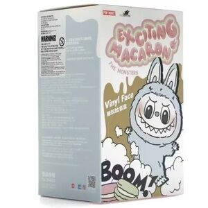 Pop Mart Labubu The Monsters Exciting Macaron Vinyl Face Plush Single Blind‎ Box